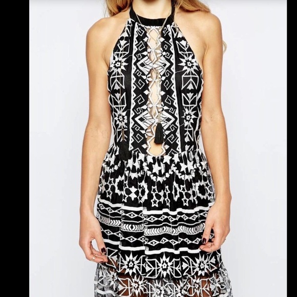 Jen's Pirate Booty black white Embroidered Mesh M - Picture 4 of 6